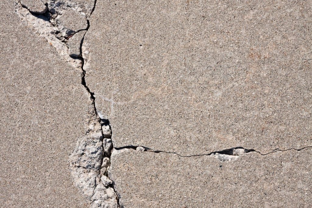 Cracks in Concrete Driveway